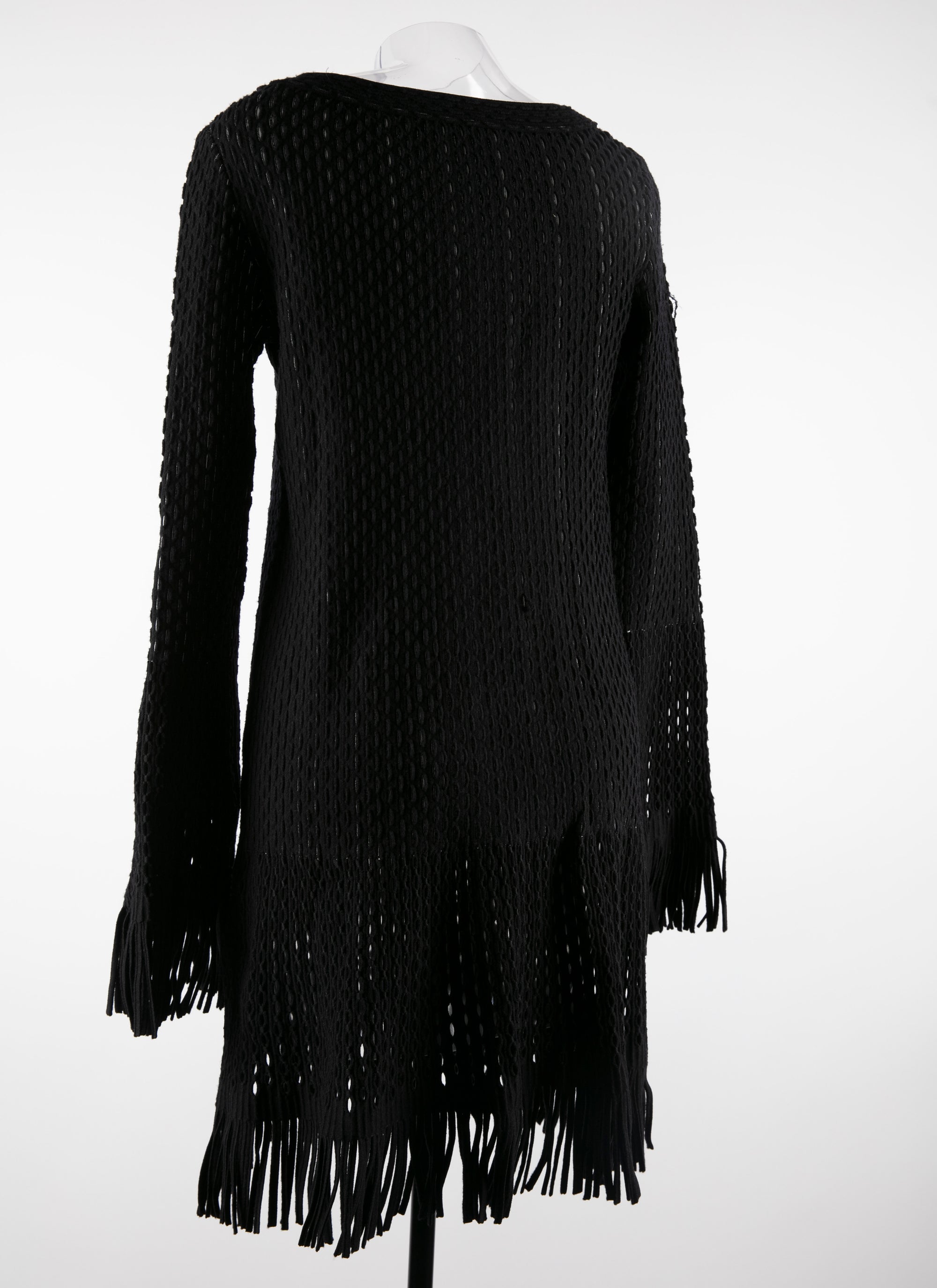 Robe à manches longues courte - Noir & Blanc
