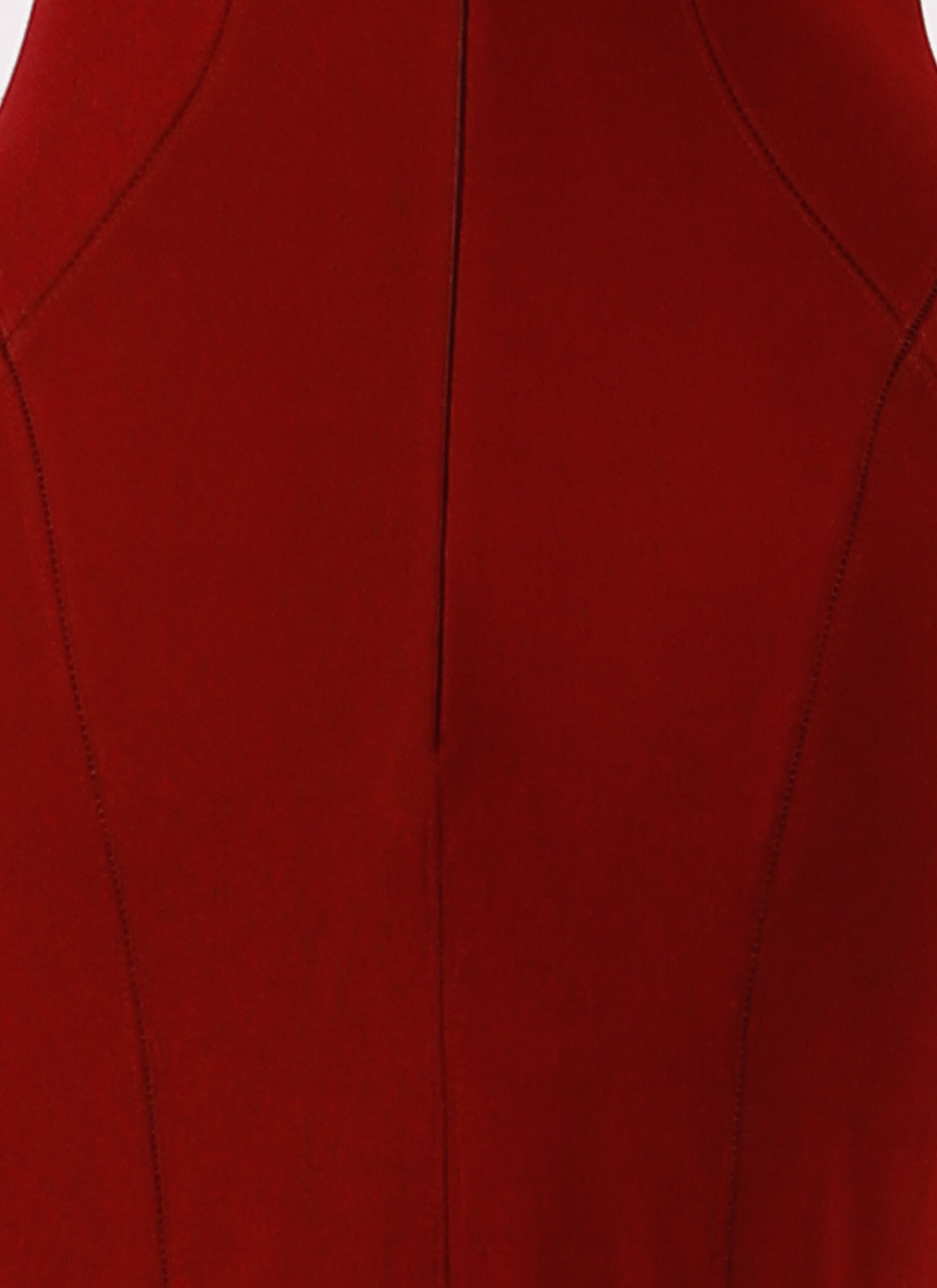 Diva sleeveless knitted dress - Madder