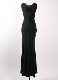Diva sleeveless knitted dress - Black intense