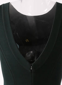 Diva sleeveless knitted dress - Black intense