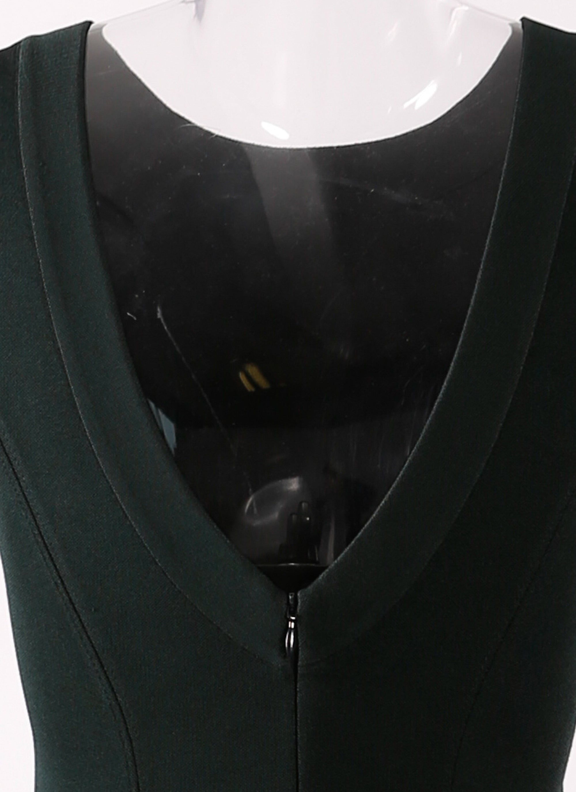 Diva sleeveless knitted dress - Black intense