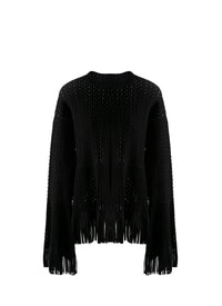 Long-sleeved jumper - Black & White