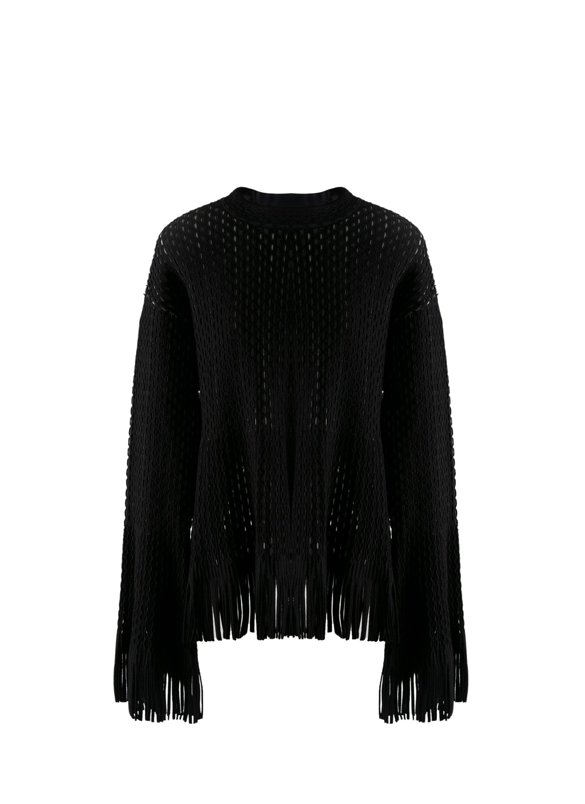 Long-sleeved jumper - Black & White