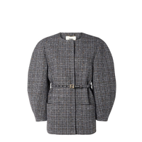 Veste en tweed de laine - Gris