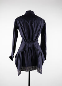 Shirt Long basque shirt - Cobalt