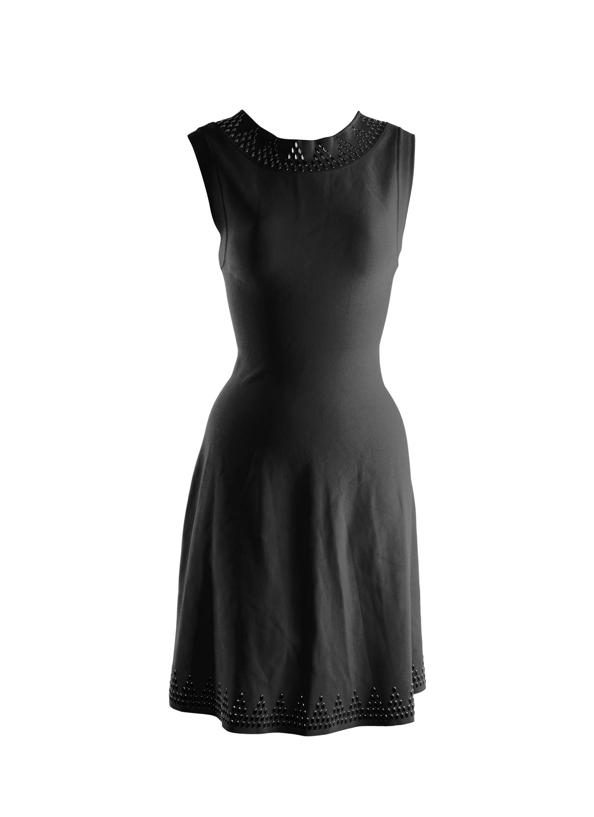Sleeveless dress - Black