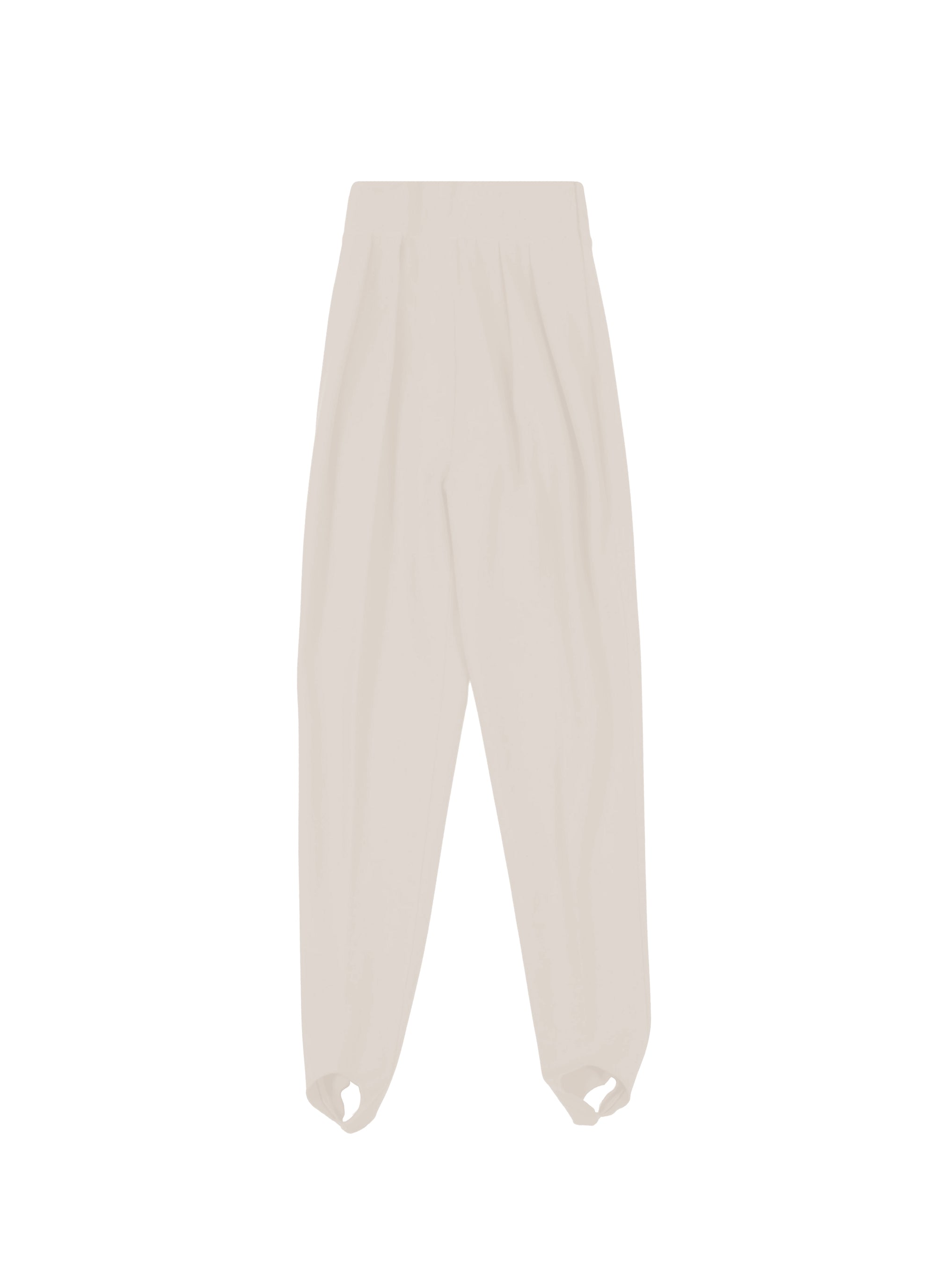 Wool stretch trousers - White iridescent