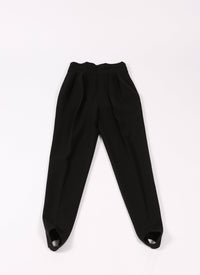 Pantalon Stretch en laine - Noir