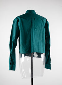 Classic short shirt - Petrol Blue