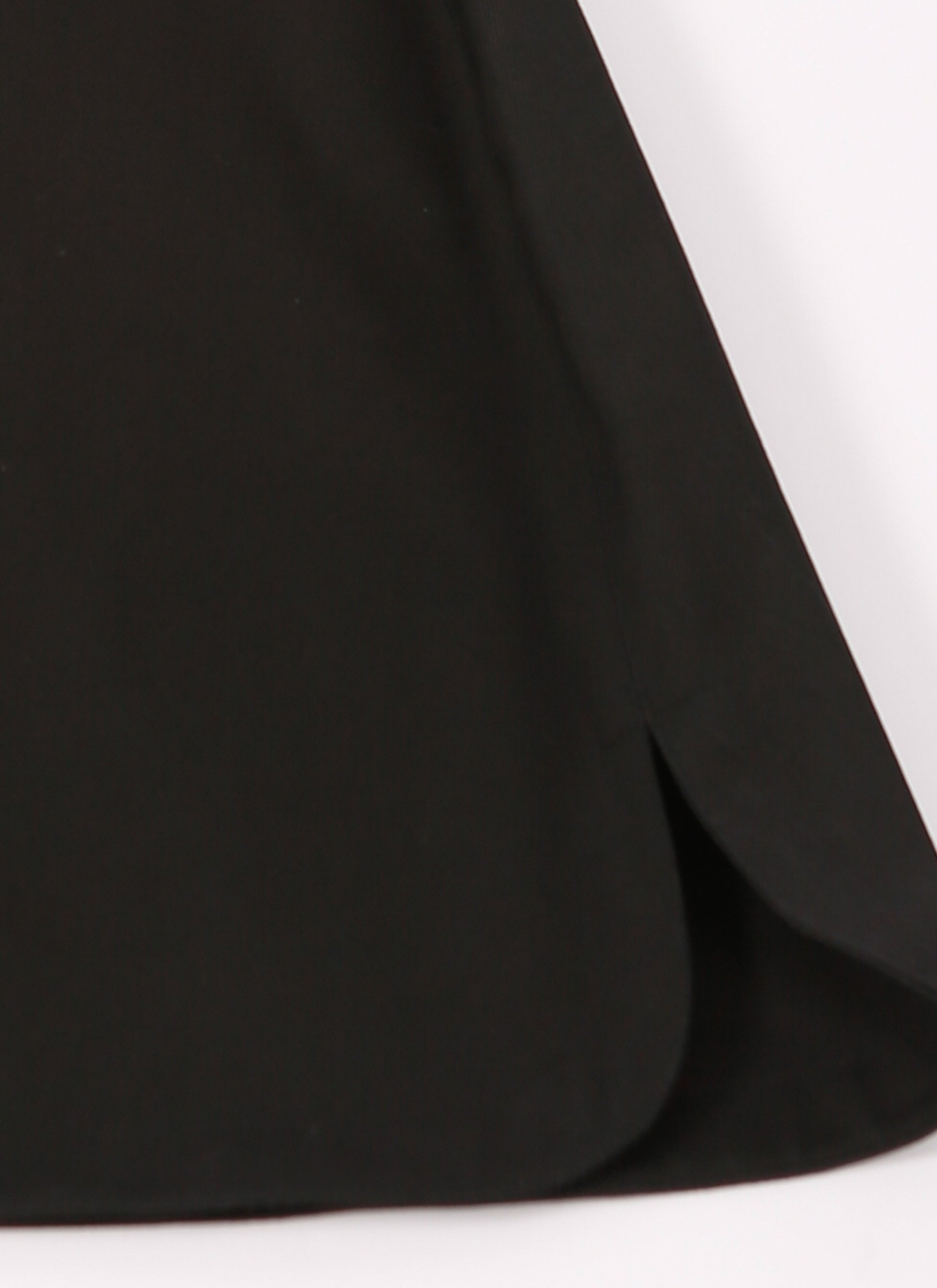 Canvas mini skirt - Black intense