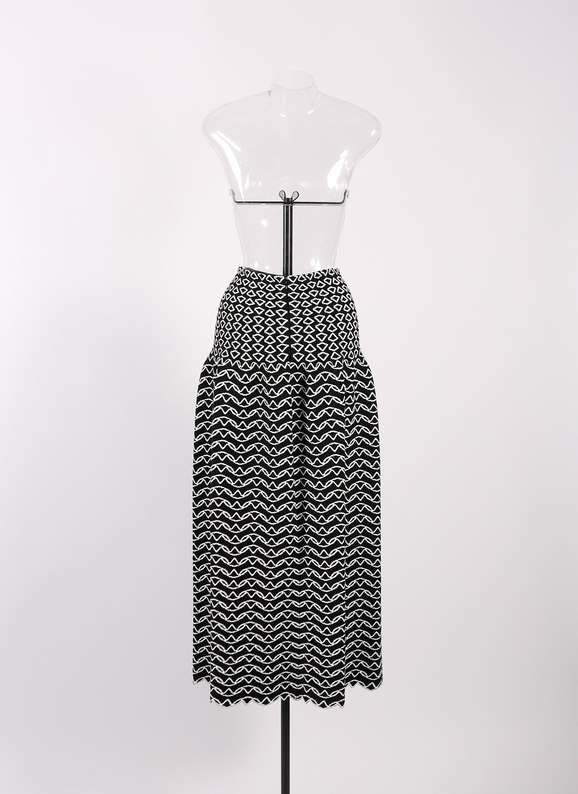 Jupe Fantasia en maille - Noir & Blanc