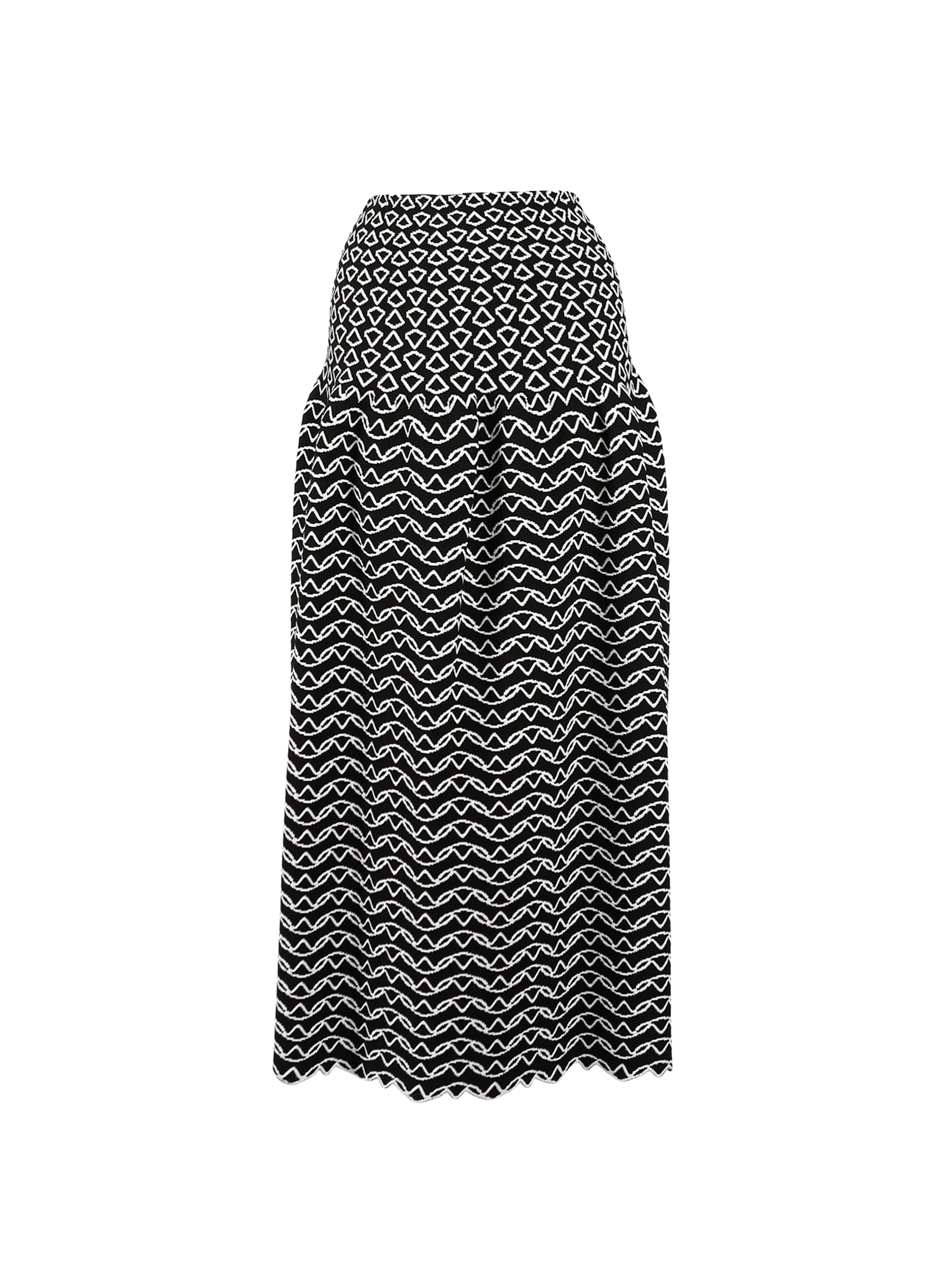 Jupe Fantasia en maille - Noir & Blanc