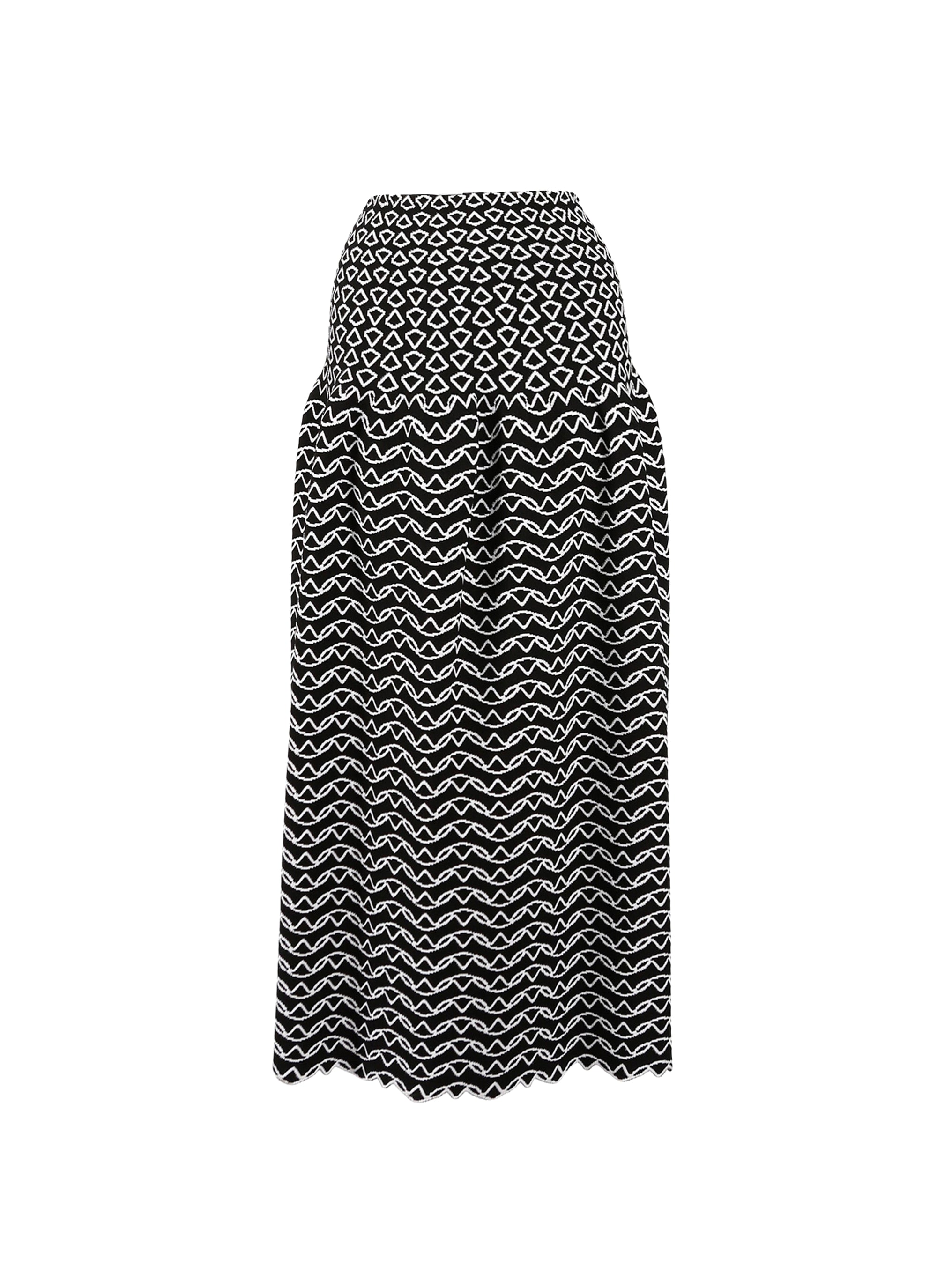 Jupe Fantasia en maille - Noir & Blanc
