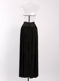 Mistral knitted skirt - Black & Beige
