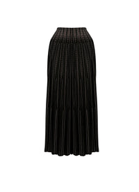 Mistral knitted skirt - Black & Beige