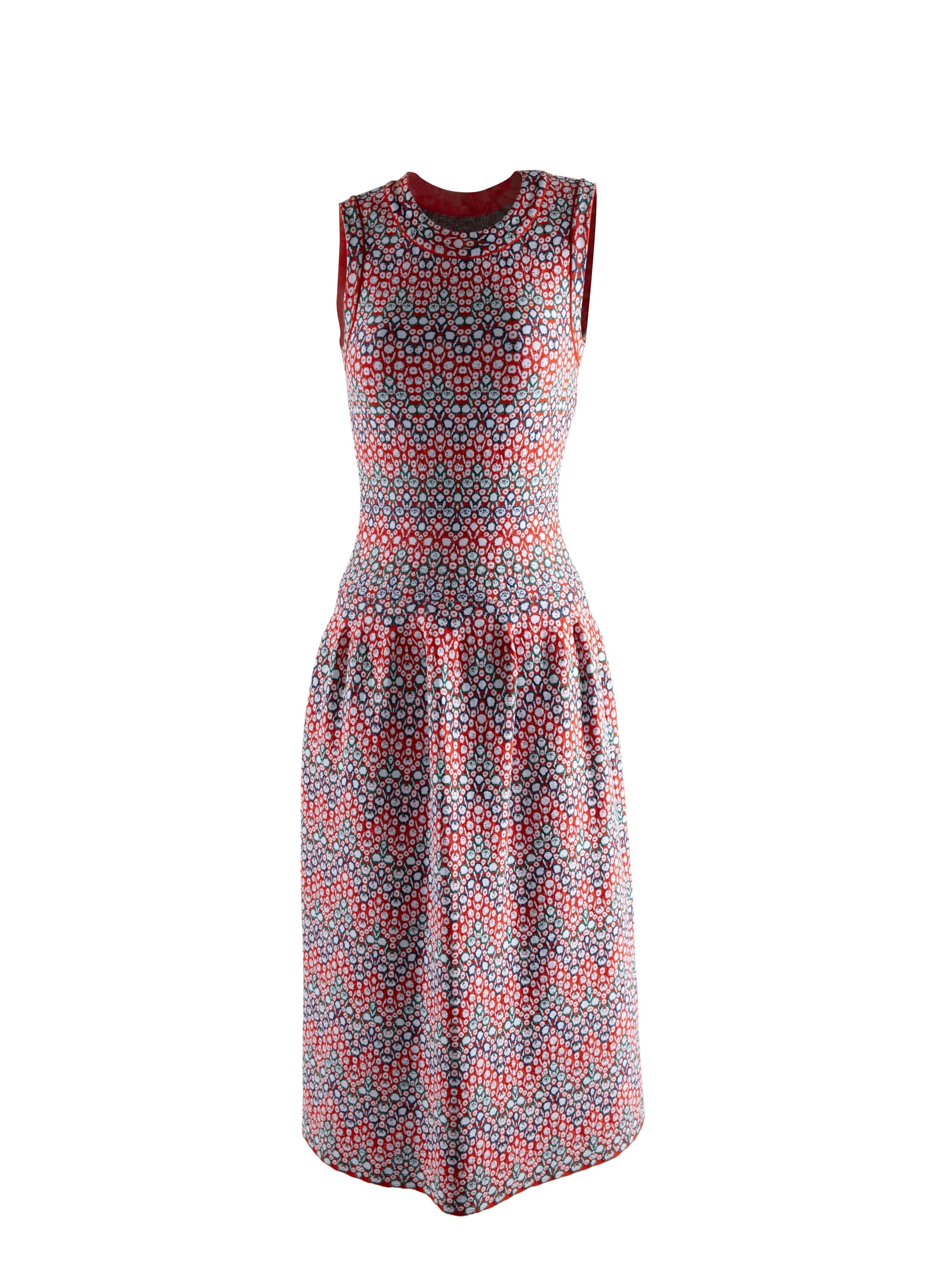 Printed sleeveless dress - Multicolour