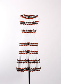 Mesh Farandole sleeveless dress - Multicolour