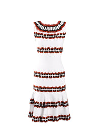 Robe sans manches Farandole en maille - Multicolore