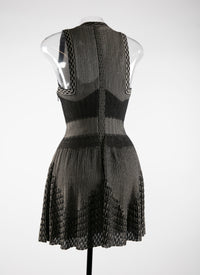 Robe regular sans manches - Noir & Rhodium