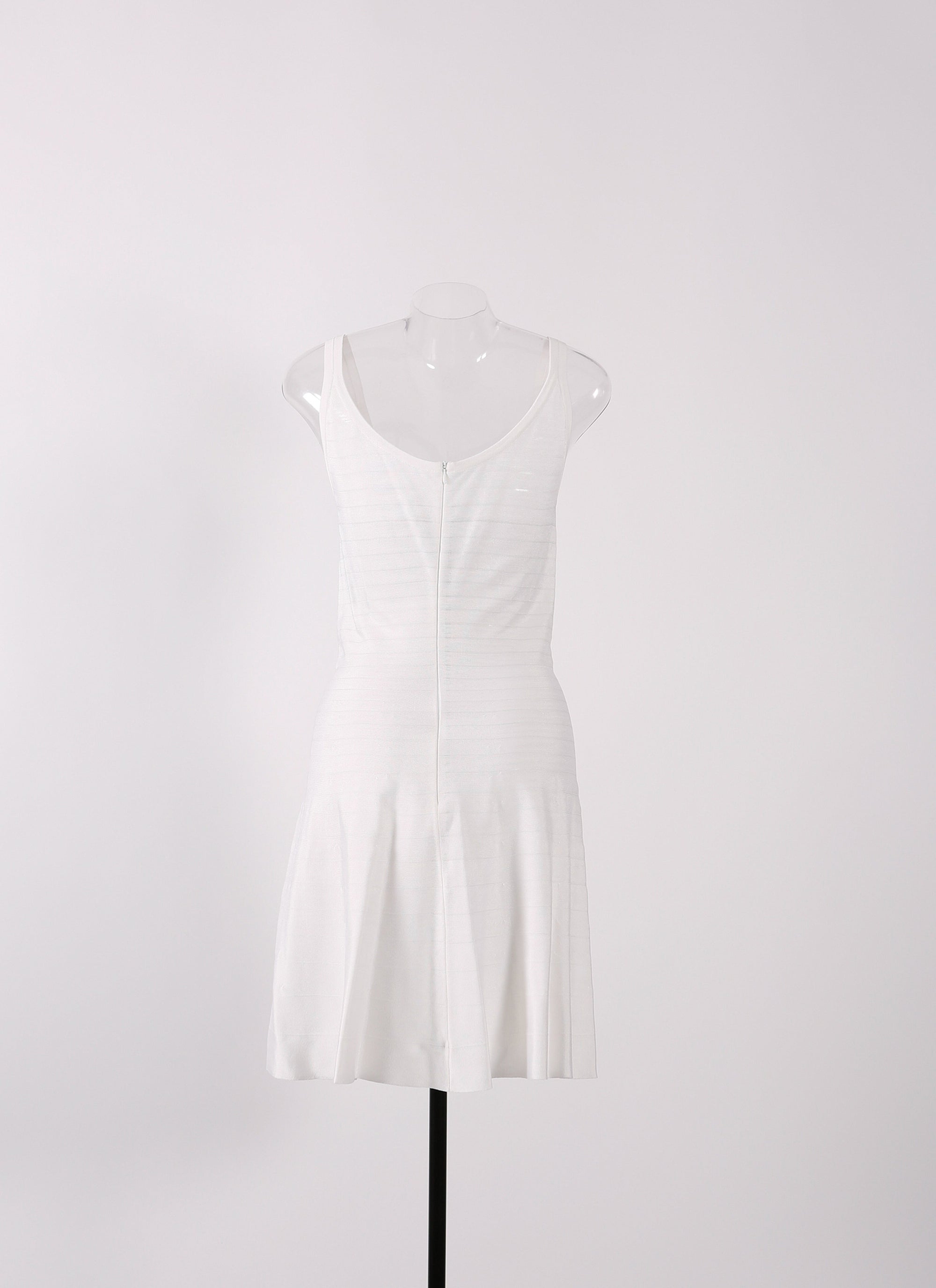 Robe Bolchoi sans manches en maille - Blanc