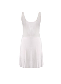 Robe Bolchoi sans manches en maille - Blanc