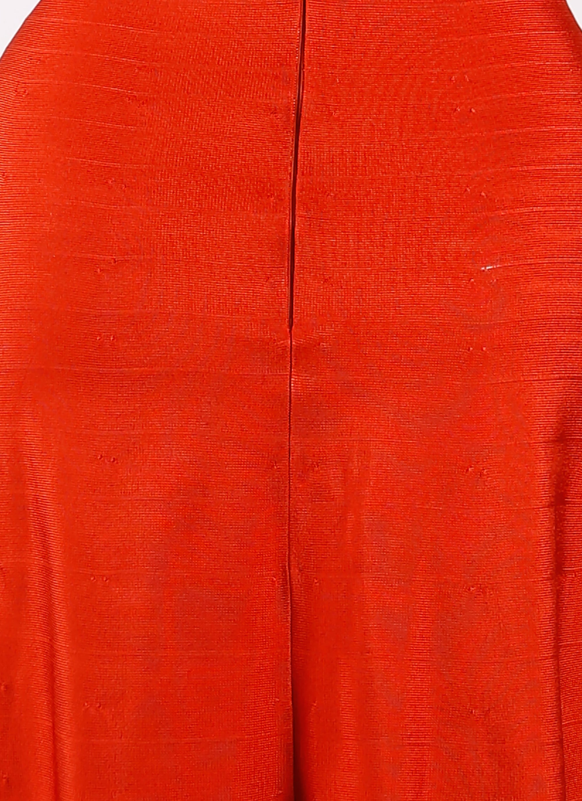 Robe sans manches Bolchoi en maille - Orange Sanguine