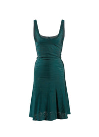 Robe sans manches Bolchoi en maille - Bleu Petrole