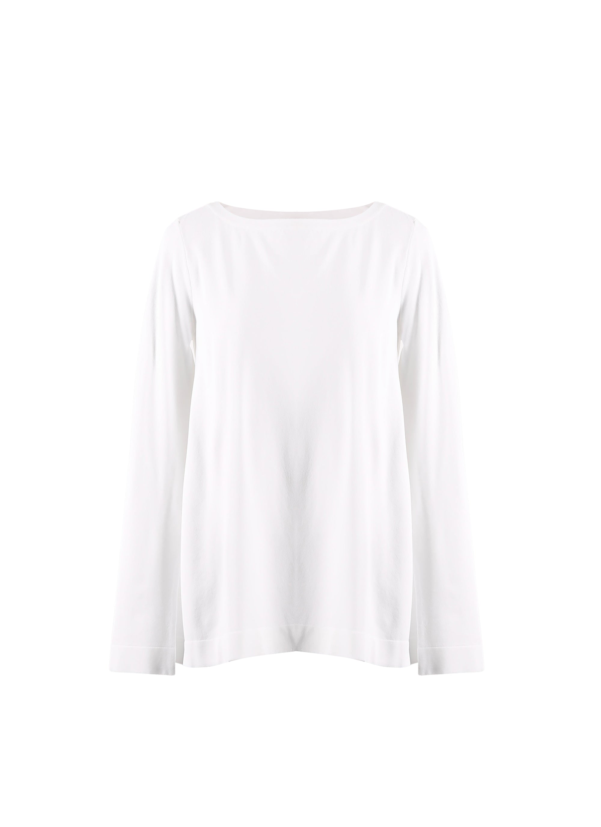 Long sleeve knitted jumper - Alabaster White