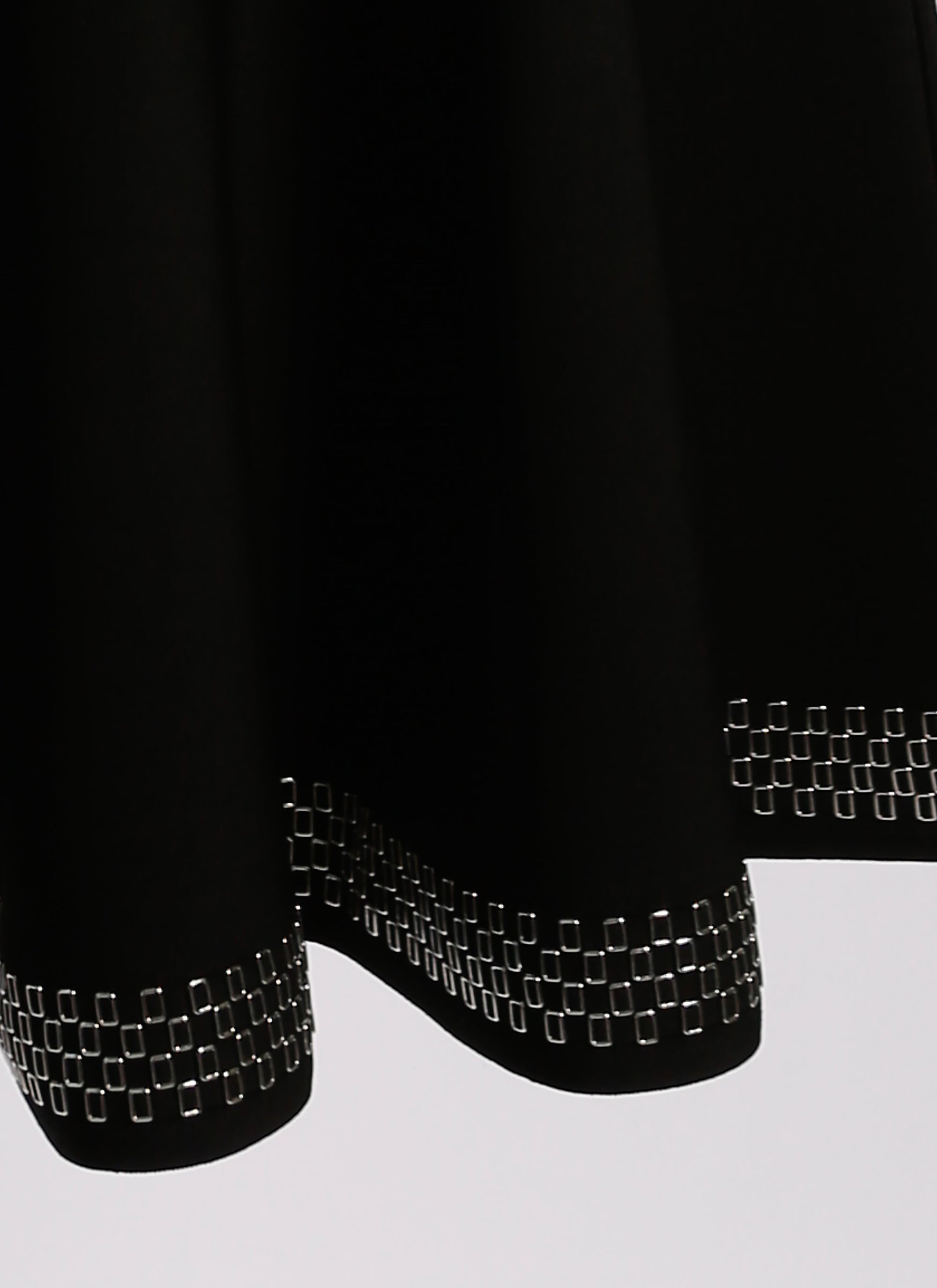 Jupe longue Tatoo en maille - Noir