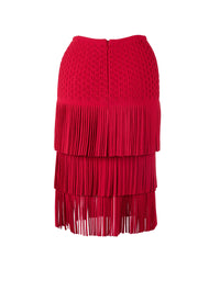 Jupe Apache en laine mélangée - Rouge