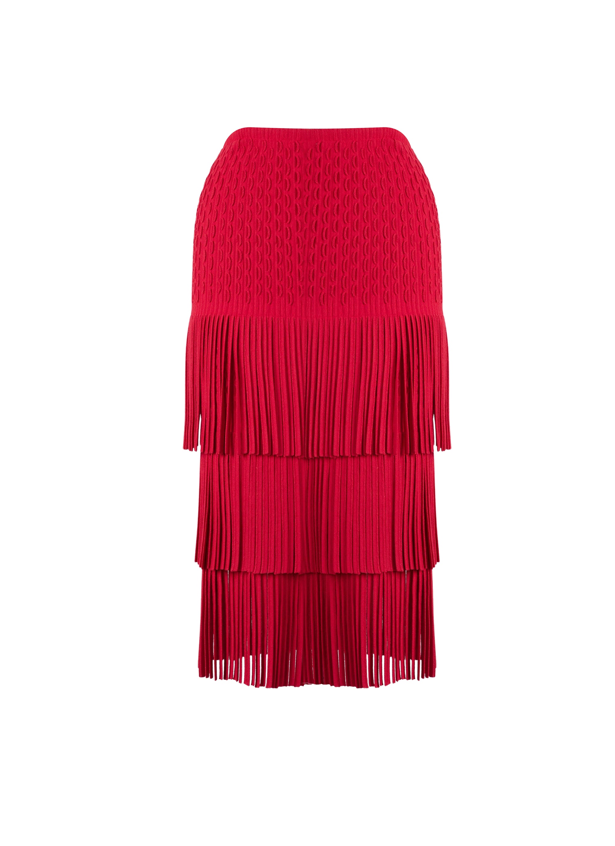 Knitted Apache skirt - Red