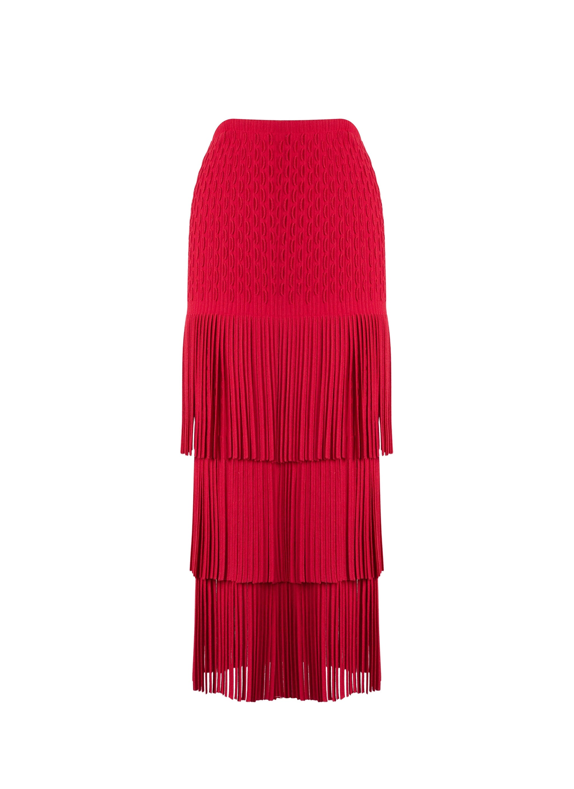 Jupe Apache en laine mélangée - Rouge