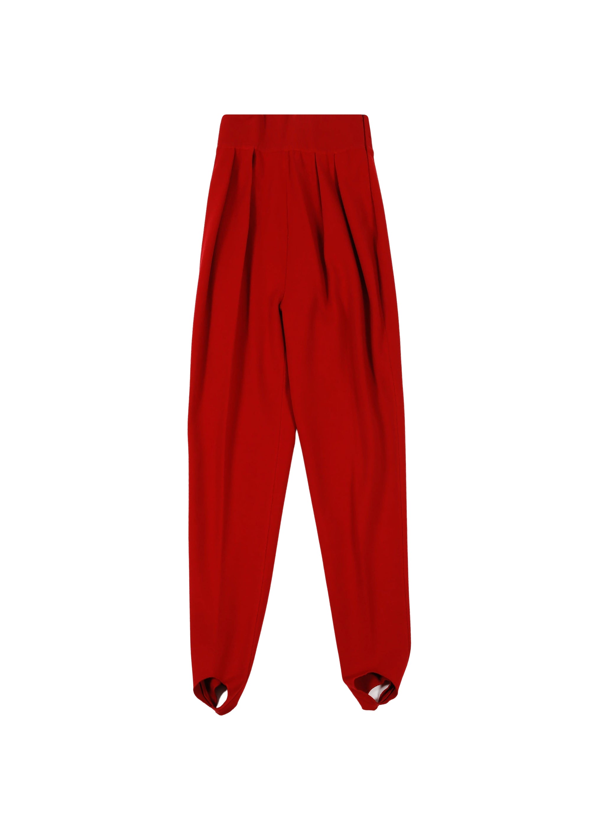 Pantalon Stretch en laine - Grenat