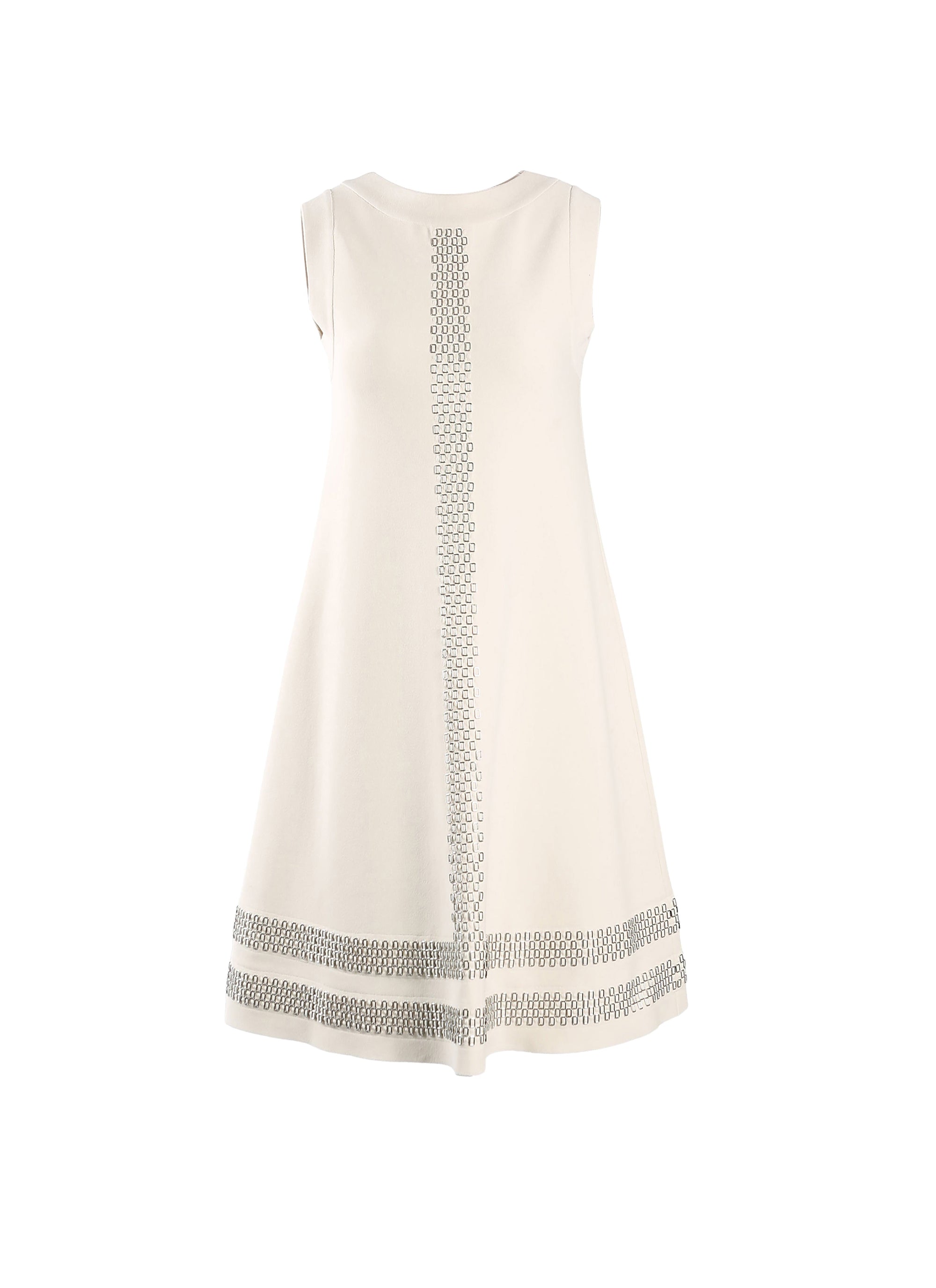 Robe sans manches Taboo en maille - Ecru