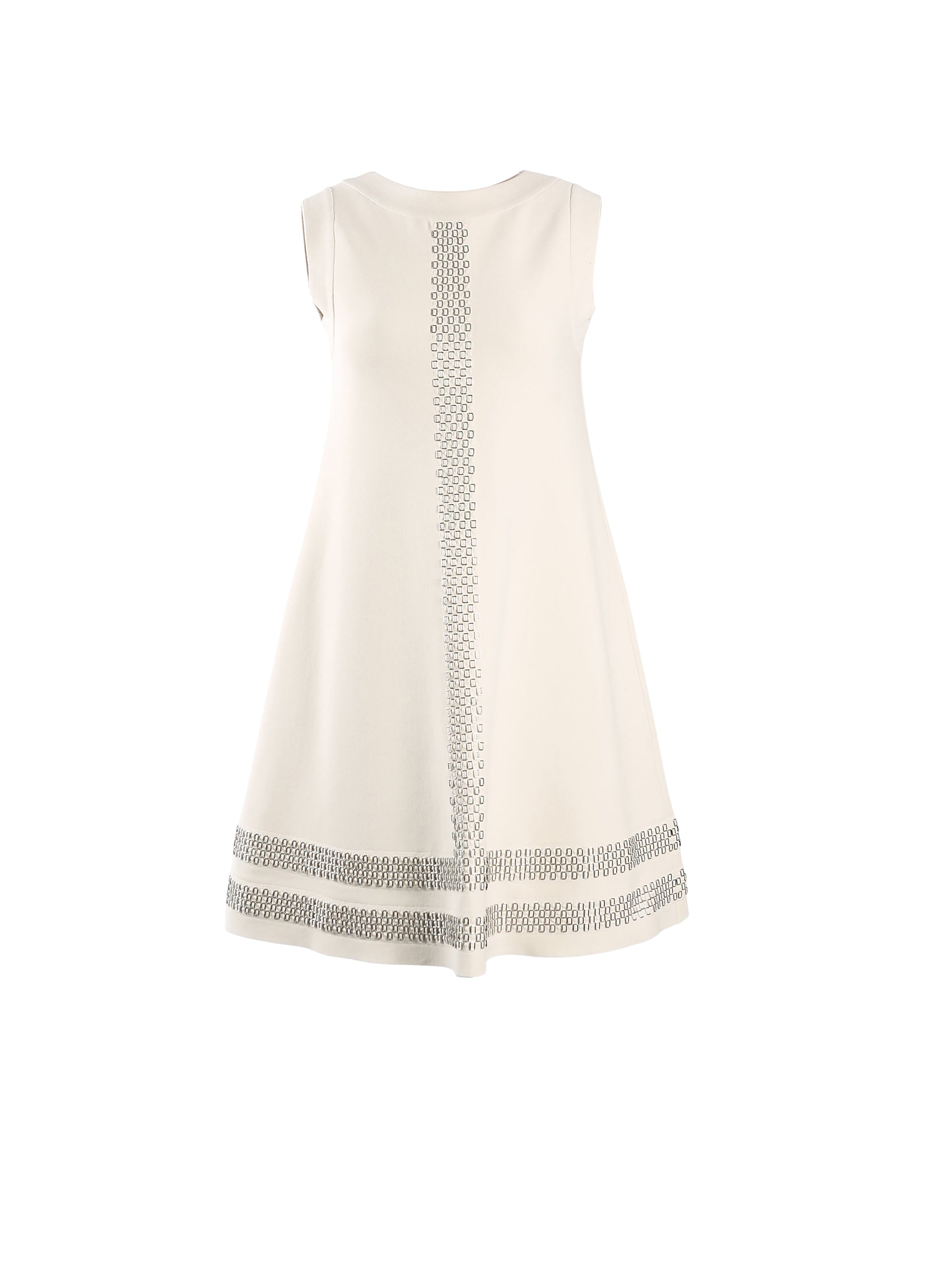 Robe sans manches Taboo en maille - Ecru