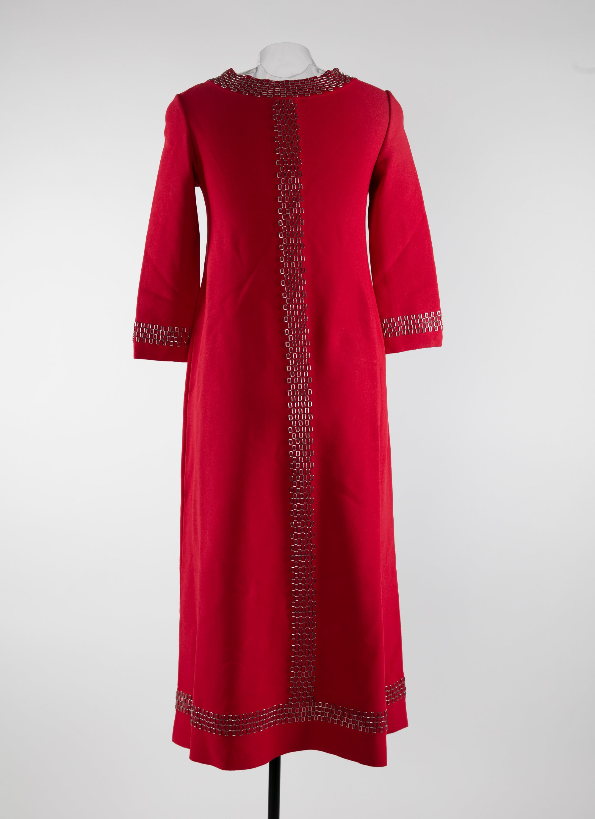 Taboo 3/4 sleeve dress - Red