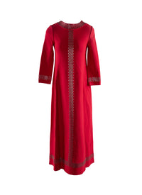 Taboo 3/4 sleeve dress - Red