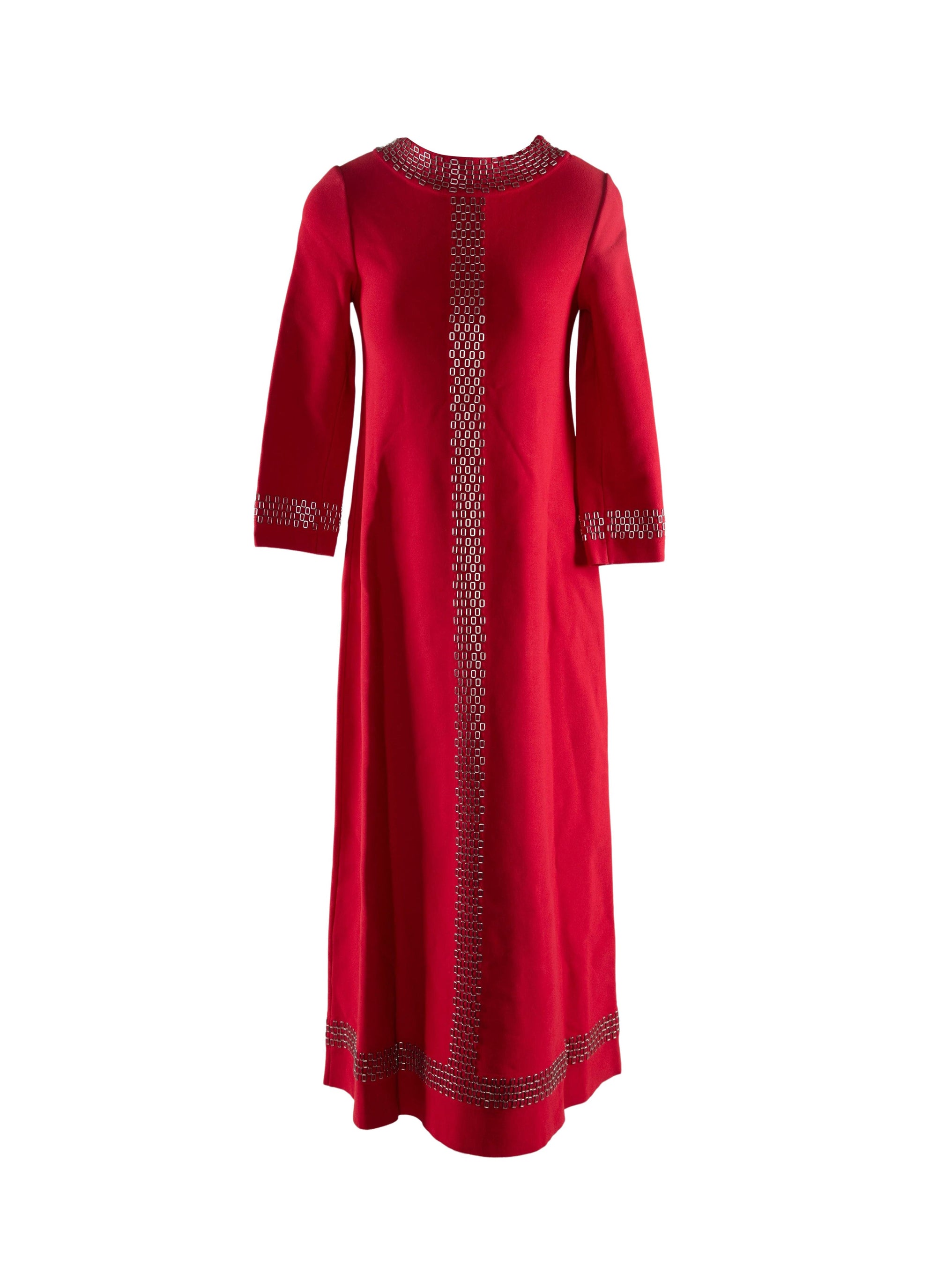Taboo 3/4 sleeve dress - Red