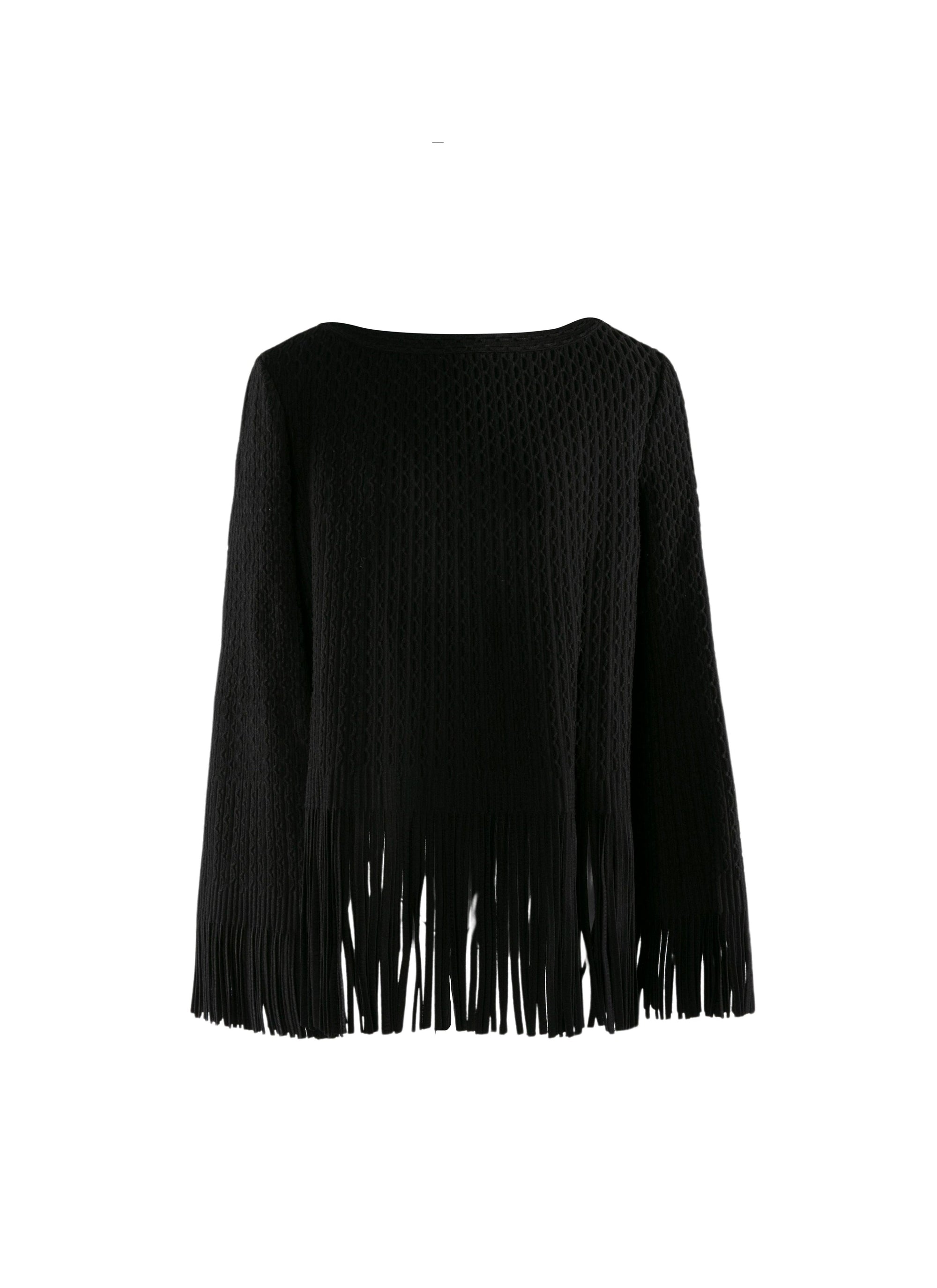 Long-sleeved jumper - Charcoal Black