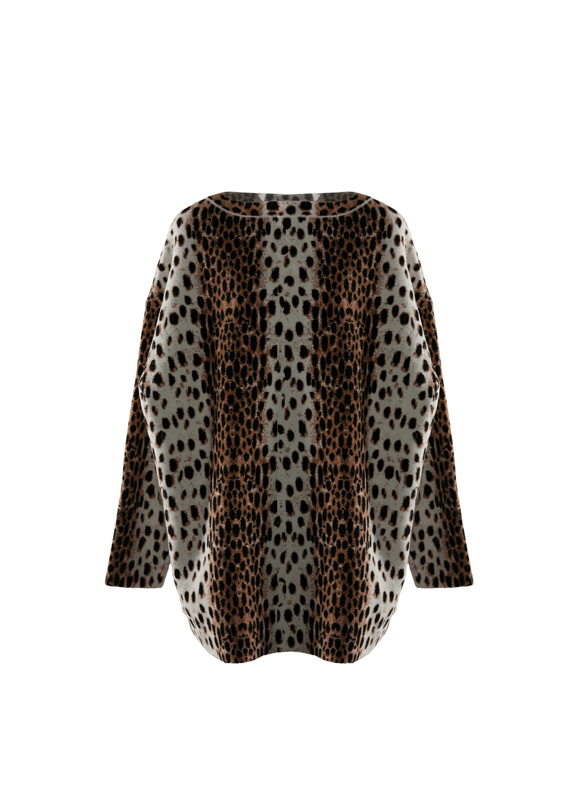 Pull imprimé animal - Beige Clair