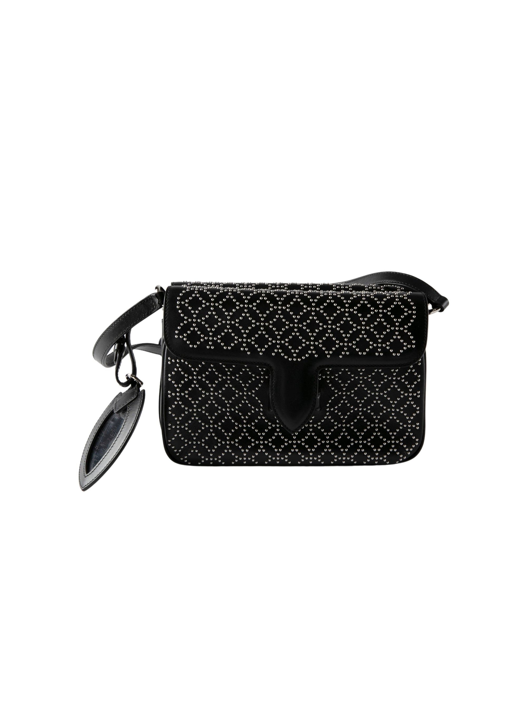 Leather farm bag - Intense Black