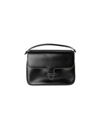 Leather farm bag - Black intense