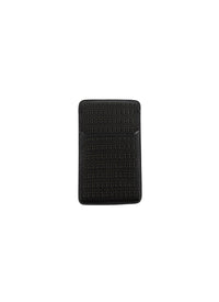 Leather phone holder - Black intense