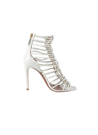 Sandales à bout ouvert 110 Soft en cuir - Blanc