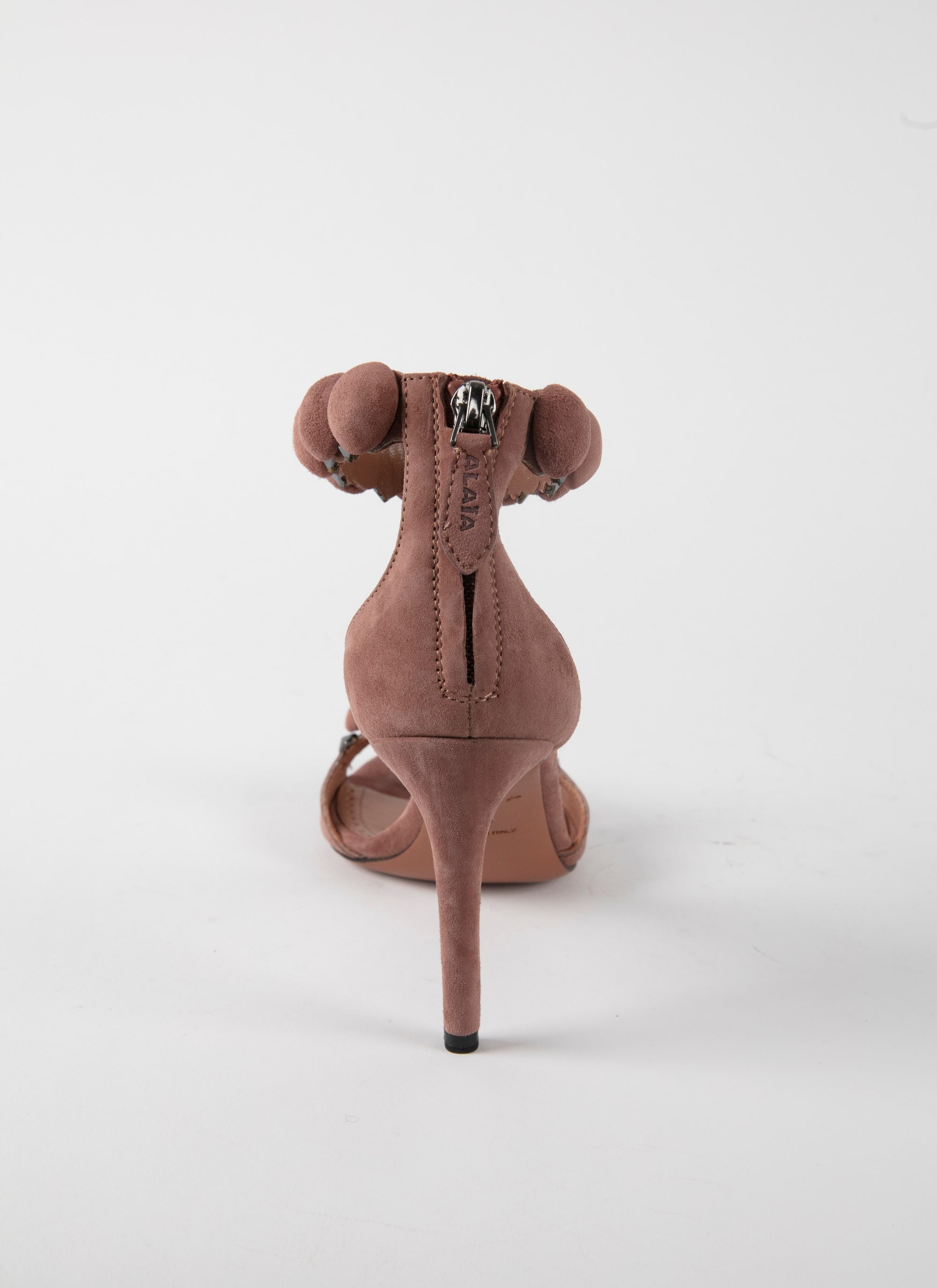 Sandales Bombe 90 en cuir - Tabac