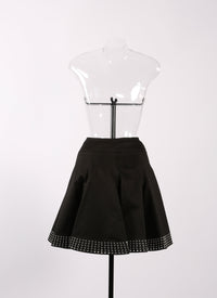 Jupe en gabardine - Noir