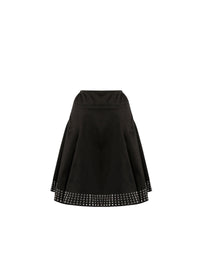 Jupe en gabardine - Noir