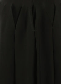 Mermaid long skirt - Black intense