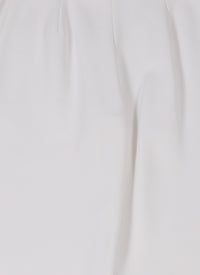 Pantalon Mermaid à jambes larges - Blanc