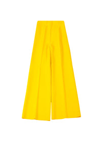 Mermaid wide-leg trousers - Amber